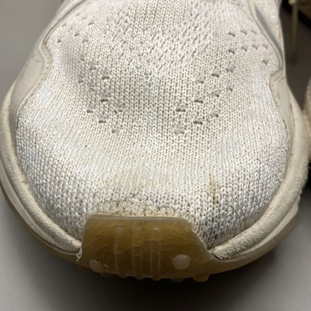 Adidas Ozweego Shoes Mens Size 10 White Cream Knit Adiprene Gum Sole Sneakers